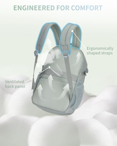 ECOHUB Travel Backpack for Women, 17.3 inch Suspended Laptop Backpack, Fashion Water-Resistant College Computer Bookbag, 28L Personal Item Bag with 12 Pockets for Causal, Work, Green - color: Green