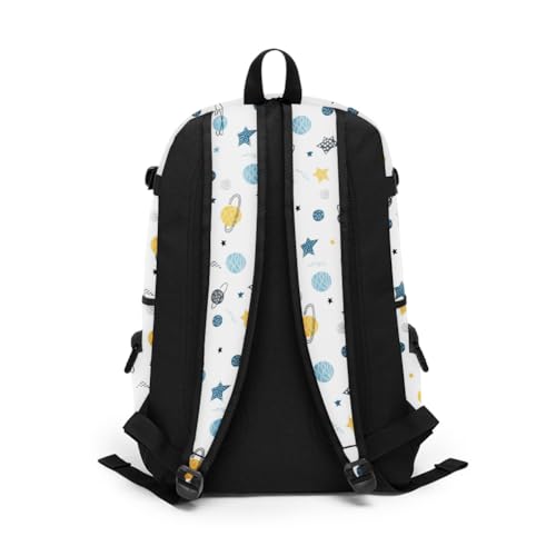 rickyh style School Backpack Travel Bag for Men & Women Lightweight College Back Pack with Laptop Compartmen - color: 01xqiu