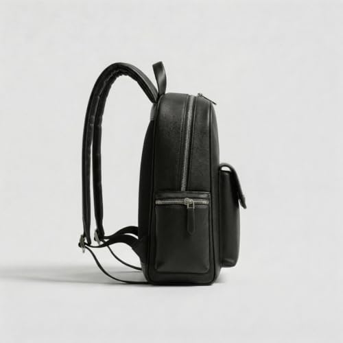 Leather Backpack for Professionals – Minimalist Full-Grain Executive Office Bag & Laptop Rucksack for Men and Women