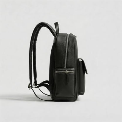 Leather Backpack for Professionals – Minimalist Full-Grain Executive Office Bag & Laptop Rucksack for Men and Women