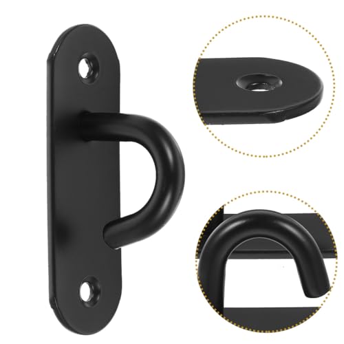 Homoyoyo Resistance Bands Wall Anchor 2pcs Stainless Steel Exercise Strap Hanger Heavy Duty Ceiling Mount Hooks for Home Gym Training and Yoga
