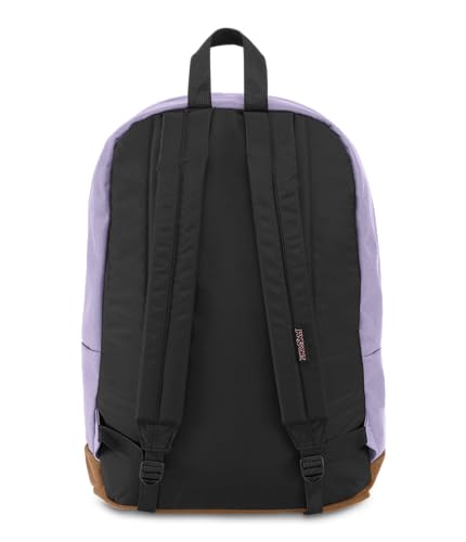 JanSport Right Pack Backpack - Durable Daypack with Padded 15" Laptop Sleeve, Spacious Main Compartment & Integrated Water Bottle Pocket - Pastel Lilac - color: Pastel Lilac