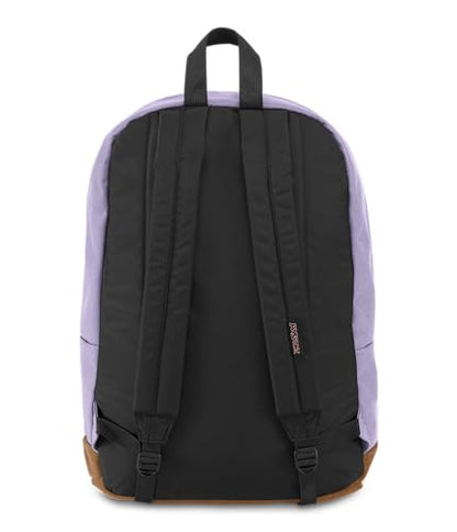 JanSport Right Pack Backpack - Durable Daypack with Padded 15" Laptop Sleeve, Spacious Main Compartment & Integrated Water Bottle Pocket - Pastel Lilac - color: Pastel Lilac