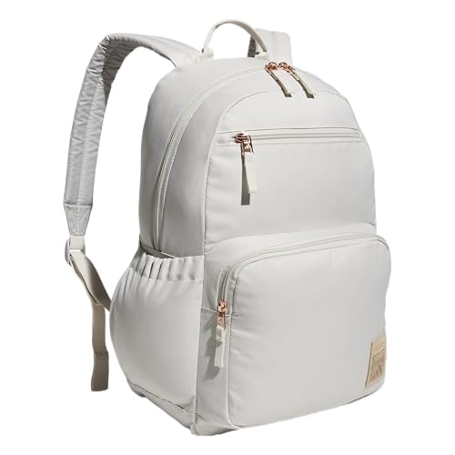 adidas Lineage Backpack for Laptop, School and Travel, 22L, Alumina Beige/Rose Gold, OSFA - color: Alumina Beige/Rose Gold