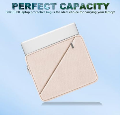 Laptop Sleeve 15.6 inch, Traveling Carrying Computer Bag with Zippered Pocket, Shockproof Protective Laptop Case Compatible for Apple Notebook, HP, Dell, Acer, Asus, Lenovo, Pink - color: Pink, size: 15.6 inch