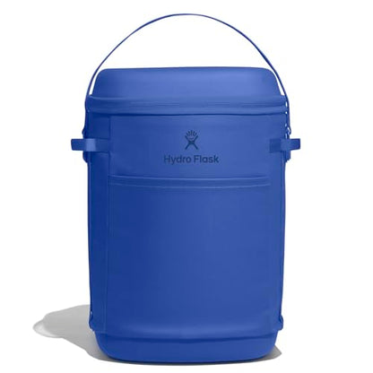 Hydro Flask Carryout Cooler Backpack - Insulated Portable Soft Cooler - 22 L Capacity in Capri Blue - color: CAPRI BLUE, size: 22 L, style: Cooler Backpack
