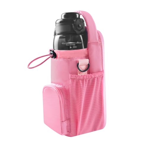 Magnetic Gym Bag for Men and Women, Magnetic Water Bottle Holder for Gym, Small Gym Bag, Gym Gifts for Women and Men (Pink, <40 OZ) - color: Pink, size: M