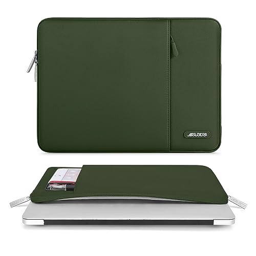 MOSISO Laptop Case 13 inch, Laptop Sleeve Compatible with MacBook Neo/Air/Pro 13 inch with A18/M5/M4/M3/M2/M1 Chip 2026-2016, Polyester Vertical Computer Sleeve Bag with Pocket, Army Green - color: Army Green, size: 13 inch