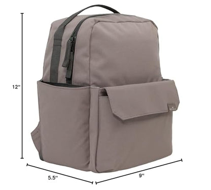 RED ROVR Mini Roo Lightweight Backpack | 6 pockets for everyday essentials (Truffle) - color: Truffle