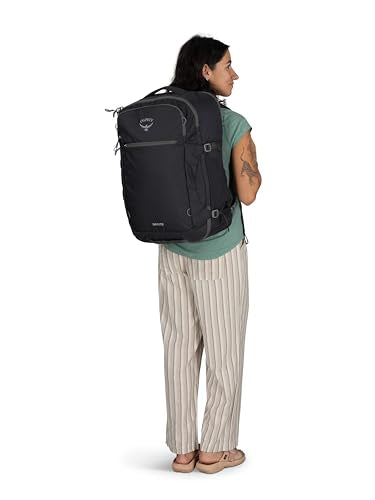 Osprey Daylite 44L Carry-On Travel Pack - Lightweight, Durable Backpack with Streamlined Design - Versatile, Spacious Bag for Weekend Trips or Business, Blue Spikemoss/Alkaline - color: Blue Spikemoss/Alkaline