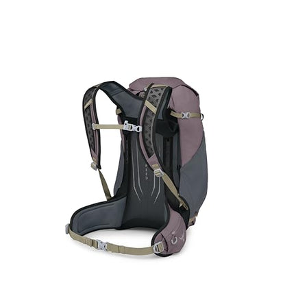 Osprey Hikelite 32L Durable Hiking Backpack - Travel Daypack with Rain Cover for Men and Women, Graphite Purple - color: Graphite Purple, style: 32l
