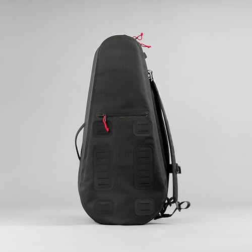 Cancha Racquet Bag Pro, Modular Water-Proof 6-Racket Tennis Bag, Lightweight, Water-Resistant Design, Spacious Multi-Compartment Storage, Ideal for Travel & Sport Black