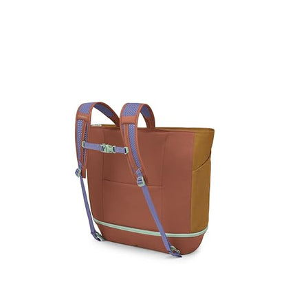Osprey Daylite Large Tote Weekend Pack - Shoulder or Backpack Carry with Laptop Sleeve & Shoe Compartment, Barley Brown/Multi - color: Barley Brown Multi
