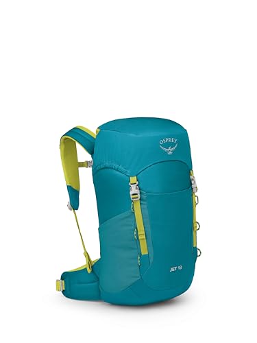 Osprey Jet 18L Kid's Hiking Backpack, Blue OS - color: Blue Spikemoss, size: 18L