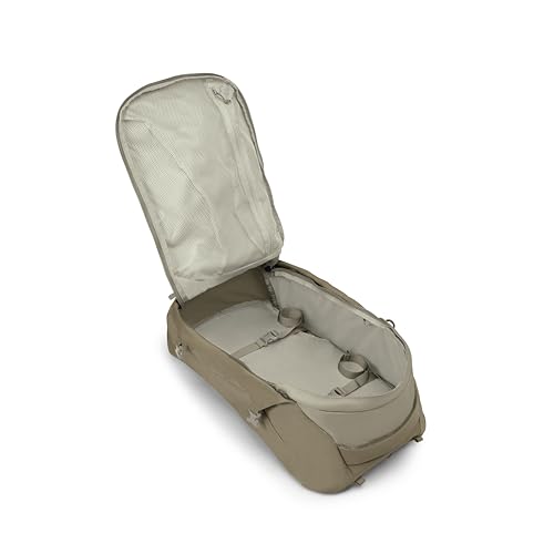 Osprey Fairview 55L Women's Travel Backpack - Carry On Bag with Personal Item Sized Detachable Daypack, Sawdust-Olive Tan - color: Sawdust Olive Tan, style: 55l