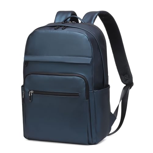 16 Inch Laptop Backpack for Men, Business Work Backpack for Everyday Commute, Waterproof Travel Office Computer Bag, Blue - color: Blue