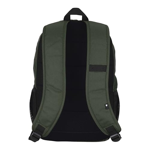 Fox Racing Clean Up Backpack, Slim Everyday School & Street Bag with Laptop Sleeve, Water Bottle Pocket & Adjustable Straps, Dark Sage Green - color: Dark Sage Green