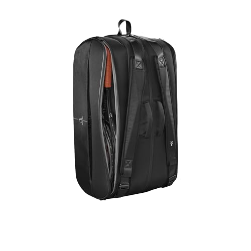 WILSON RF Tennis Racket Cover-Black - size: Holds up to 15 Rackets