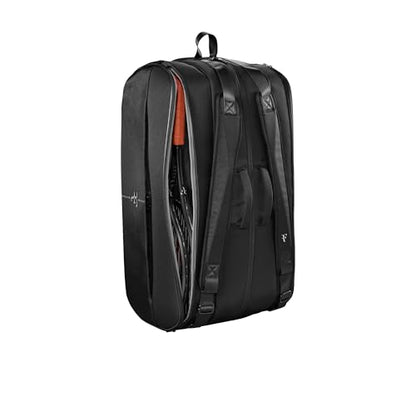 WILSON RF Tennis Racket Cover-Black - size: Holds up to 15 Rackets
