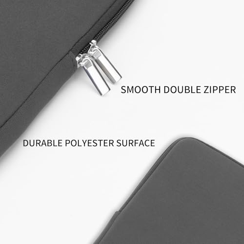 RAINYEAR 13 Inch Laptop Sleeve Compatible with 13.3" MacBook Air/Pro M1 M2 M3 M4 M5 A3449 A3240 A3113 A2681 A2338 Carrying Computer Bag Protective Cover Case(Gray) - color: Gray, size: 13"