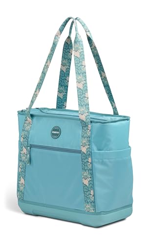 Igloo Tag Along 12-Can Satchel Cooler | Insulated Cooler Bag with Sturdy EVA Base - color: Lagoon Teal, style: Tote 36-Can