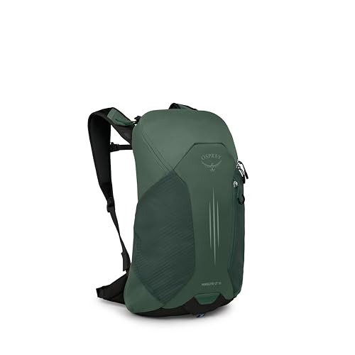 Osprey Hikelite LT 16L Hiking Backpack - Lightweight Travel Daypack with Rain Cover for Men and Women, Tundra Green - color: Tundra Green, style: 16l