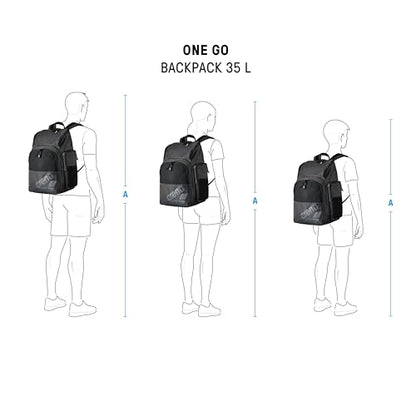 ARENA One Go Swim Sports Backpack Athletes Medium Size Equipment Bag 35 Liters - color: Red