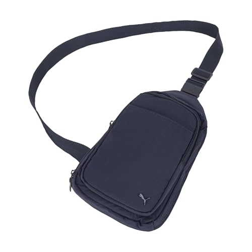 PUMA Women's Doer Sling Backpack with Adjustable Strap, Water Bottle Pocket & Zip Pockets, New Navy, One Size - color: New Navy