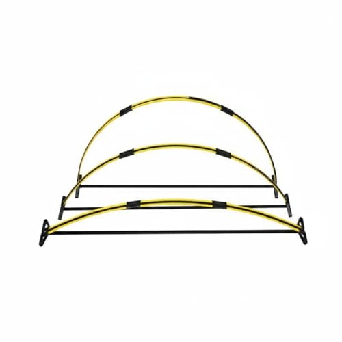 kowaku -Back Hurdle Arch Adjustable Agility Hurdle Lightweight for Athletes, Coaches, Speed Training - style: Advanced Model Hurdle Set A 3 Sections/3 Pieces