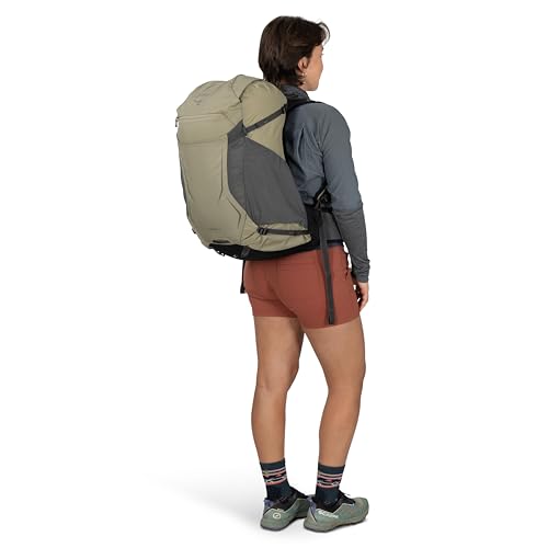Osprey Hikelite 32L Durable Hiking Backpack - Travel Daypack with Rain Cover for Men and Women, Raven Black - color: Raven Black, style: 32l