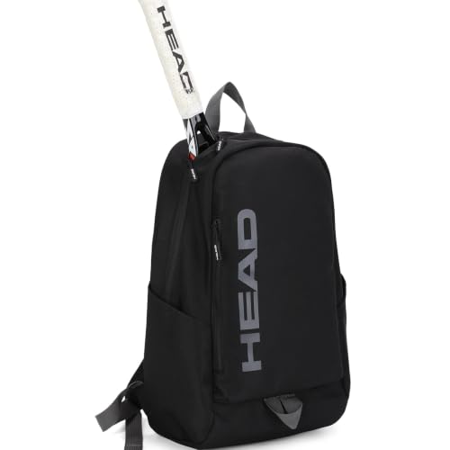 HEAD Waterproof Gym Backpack for Women & Men, Compact Sport Backpack for Gym/Fitness/Work/Daily, College Laptop Bag for 15.6 inch Notebook - color: Black