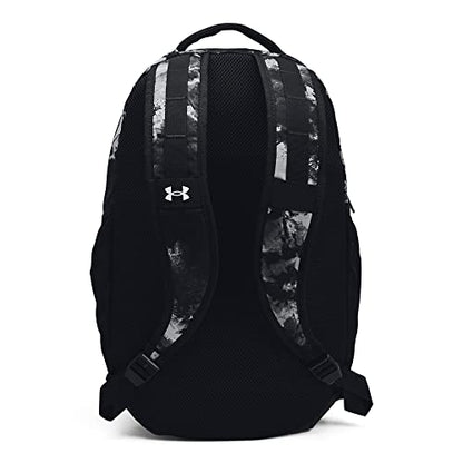 Under Armour Unisex Hustle 5.0 Backpack - color: (018) Black / Black / White