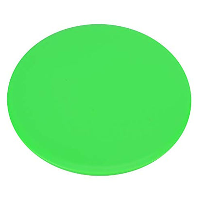 Core Slider Gliding Discs 2Pcs | Full Body Workout for Core Strength/Balance/Stability | Portable Exercise Discs for Home/Gym/Travel | EVA ABS Round Green Design