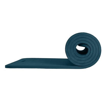 Retrospec Zuma Yoga Mat | 1/2 Inch Thick Non Slip Workout Mat | TPE Exercise Mat for Yoga, Pilates & Stretching | 72x24in - color: Ocean Blue