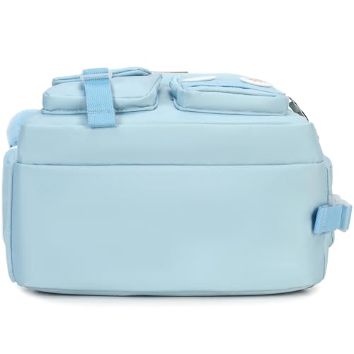 Classic Diamond School Backpack for Girls Laptop Backpack Cute Bookbag Kawaii College Backpack School Backpacks for Teens Girls Student (Blue) - color: Blue