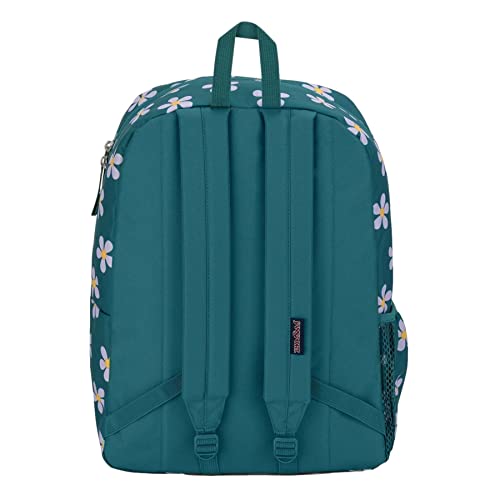 JanSport Cross Town Backpack 17" x 12.5" x 6" - Simple Bag for Everyone with 1 Main Compartment, Front Utility Pocket - Premium Class Accessories - Precious Petals - color: Precious Petals