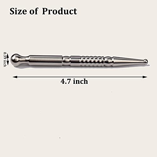 FeelFree Sport Deep Tissue Massage Tool-Stainless Steel Acupuncture Pen-Trigger Point Massage Relief Pain Therapy Tools Full Body Relaxing Trigger Self-Massage Acupressure Bar (B) - style: B