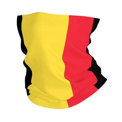 Flag of Belgium Prints Multifunctional Sport Headband – Seamless Stretch Neck Gaiter for Hiking, Biking, Running & Outdoor Activities – Soft, Quick-Dry, No-Fade Design