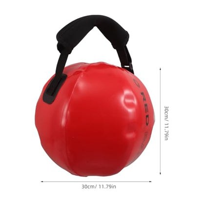 Water Weights Sandbag - Portable Workout Kettlebell with Handle 11.8"x11.8"- Home Gym Strength Training Kettlebell Sandbag - Easy Fillable for Water