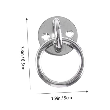 Toddmomy Suspension Trainer Bracket Yoga Fixed Plate Wall Mount Ceiling Anchor Stainless Equipment for Yoga Swings Resistance Bands Boxing