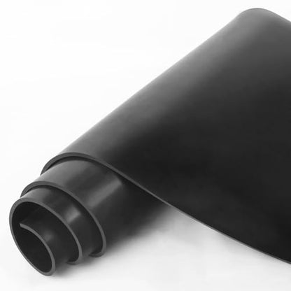 HooTown Solid Rubber Sheets Strips, 24” Wide x 1/8" Thick x 24” Long Neoprene Rubber Rolls Perfect for DIY Gasket Material, Sealing, Liner, Shield, Padding, Mat for Weather Stripping, No Adhesive - size: 24” Wide x 24” Long, style: 1/8" Thick