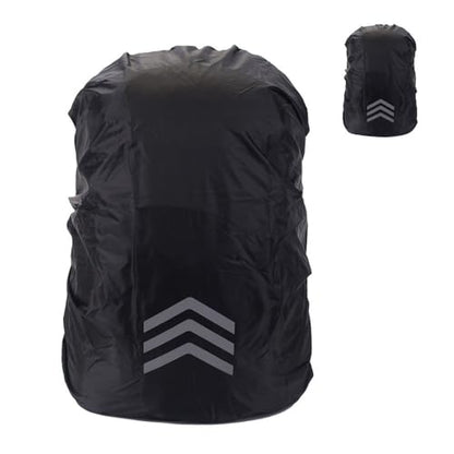 Water Proof Backpack Rain Cover with Reflective Strap Lightweight Oxford Cloth Rucksack Protector for Cycling, Hiking, Mountaineering - size: Strap-XL