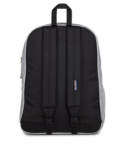 JanSport Cross Town Backpack - Simple Bag for Everyone with 1 Main Compartment, Front Utility Pocket - Premium Class Accessories - Grounded Grey - color: Grounded Grey