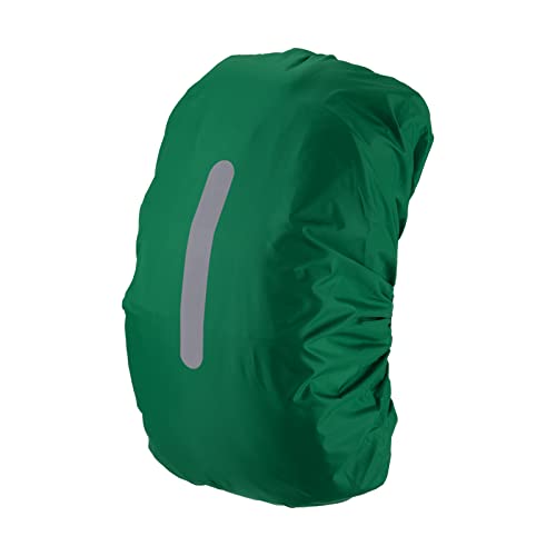PATIKIL Waterproof Backpack Rain Cover, Non-Slip Backpack Cover with Vertical Reflective Strap Stay Dry for Hiking, Camping, Hunting - color: Dark Green, size: Small