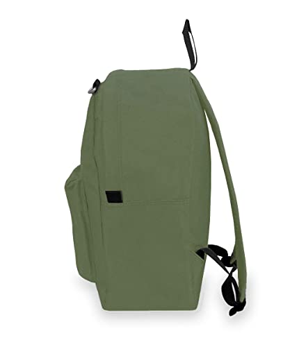 Everest 2045CR Classic Backpack, 16.5", Olive - color: Olive, size: One Size