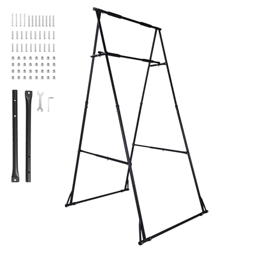 Foldable Free Standing Pull Up Bar Station Adjustable Power Tower Dip Bar Pullup Fitness Equipment for Home Gym Strength Training