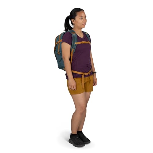 Osprey Daylite Plus Commuter Backpack - Everyday Pack with Laptop Sleeve, Bottle Pockets, and Extra Storage, Torrent Blue - color: Torrent Blue