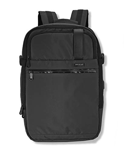 Duchamp Getaway Expandable Carry-On Backpack Suitcase - color: Black