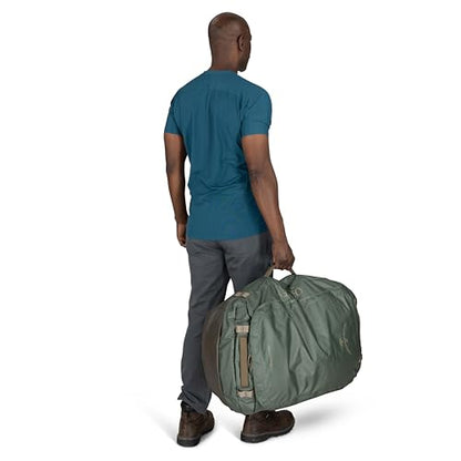 Osprey Transporter Lightweight Travel Duffel Bag - Extra Large Water Resistant Durable Gear Bag for Men and Women - color: Raven Black, style: 95l