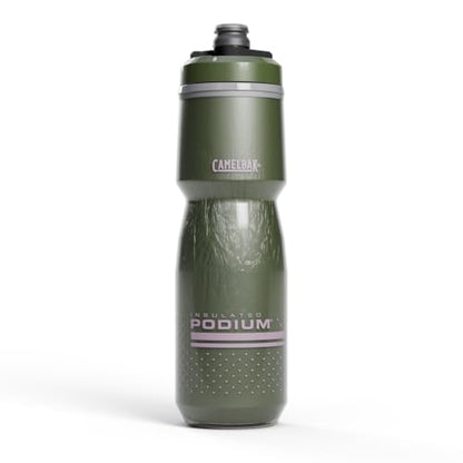 CamelBak Podium Chill Insulated Bike Squeeze Water Bottle, Cold Retention for Cycling, 24oz, Deep Fern - color: Deep Fern